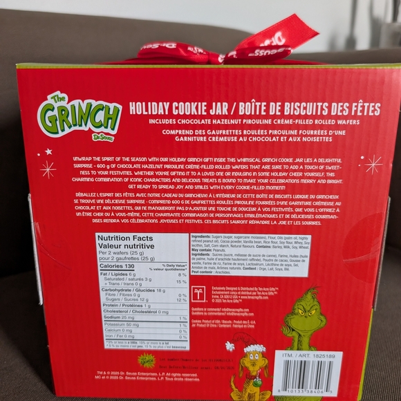 The Grinch Holiday Cookie Jar - Green & Orange - Picture 3 of 4